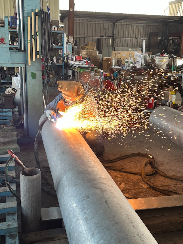 Pipe coding, assembly and welding